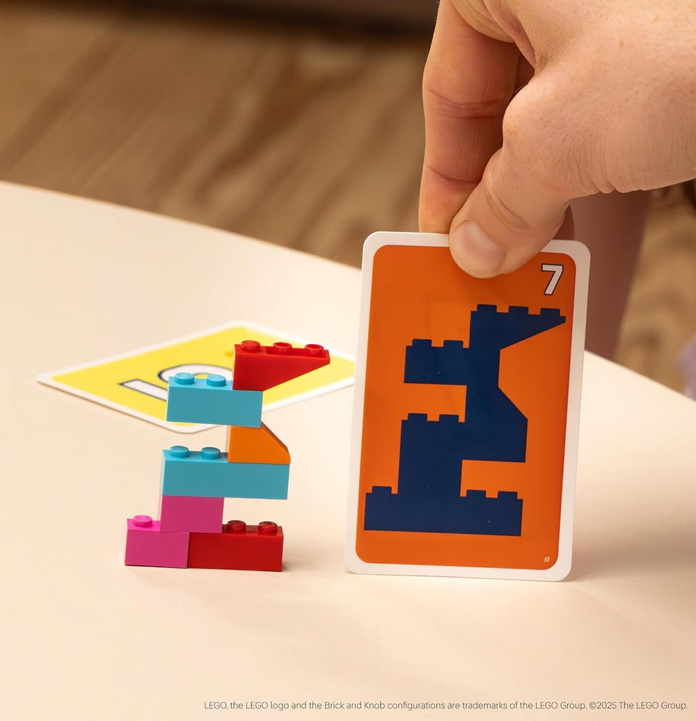 Asmodee - Brick Like This! Das offizielle Lego Spiel – schnelles und lustiges Bauspiel für die ganze Familie: Kinder, Jugendliche und Erwachsene – 15 Minuten, 2 bis 8 Spieler, ab 7 Jahren