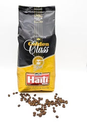 Boabe de cafea Caffè Haiti Roma Gran Caffè Golden Class în pachete de 1 kg. Prăjire artizanală italiană și amestec de calitate.