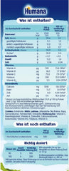 Humana Kindergetränk 1+, ab 1 Jahr, Milchpulver für Kindermilch, nährstoffreiche Milch für Kleinkinder, als gelegentliches Milchgetränk oder zur Mahlzeit, 650 g
