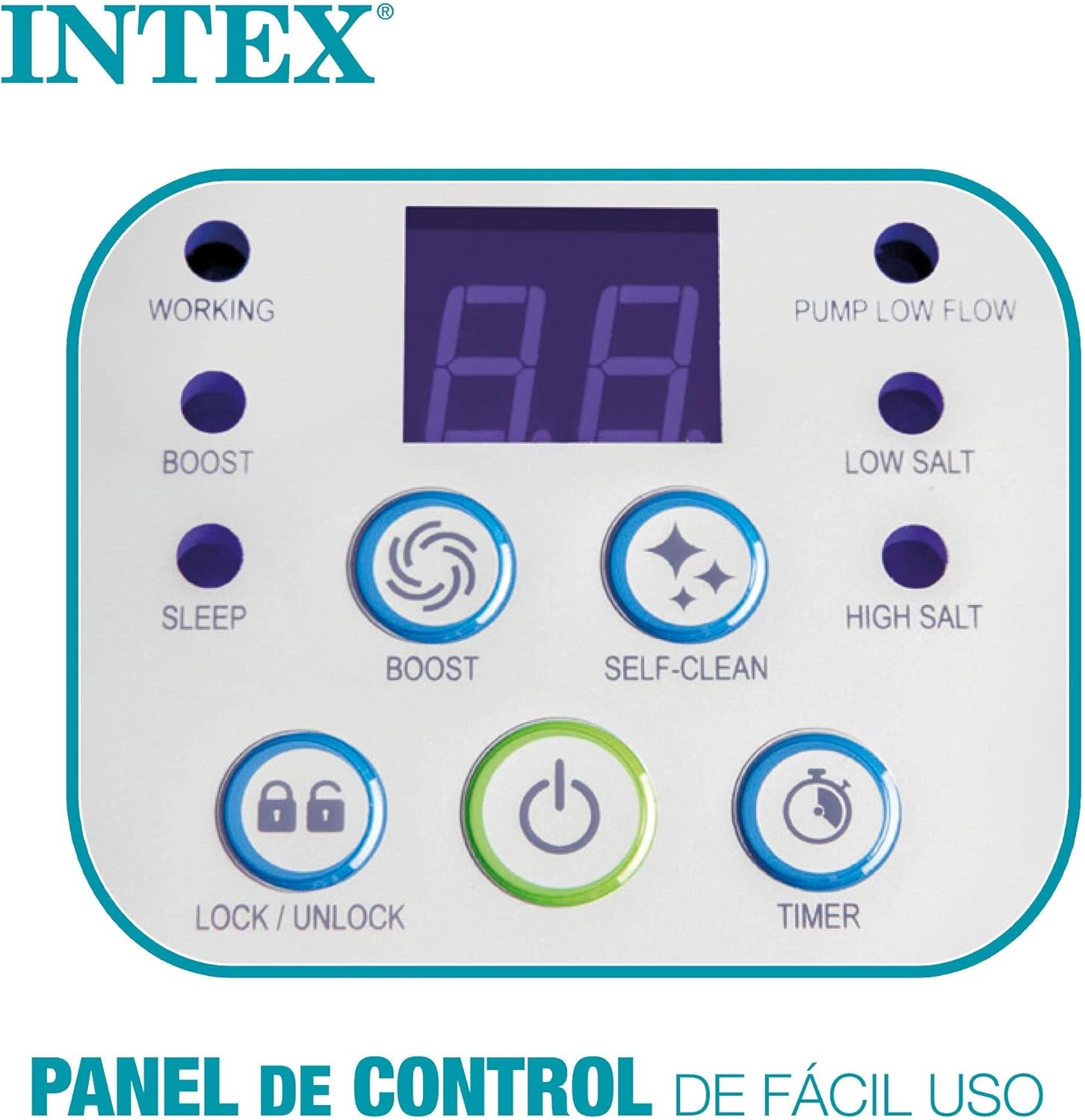 Sistem de acvariu cu apă sărată Intex Krystal Clear 230V CG-26664