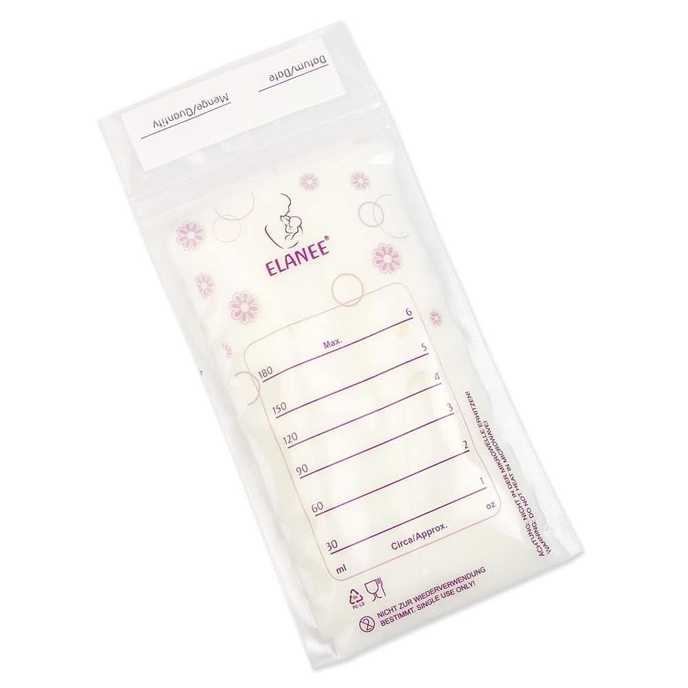 Pungi pentru lapte matern ELANEE, cu aromă neutră și pre-sterilizate Accesorii Hrana si Alaptare Bebe Naty Shop
