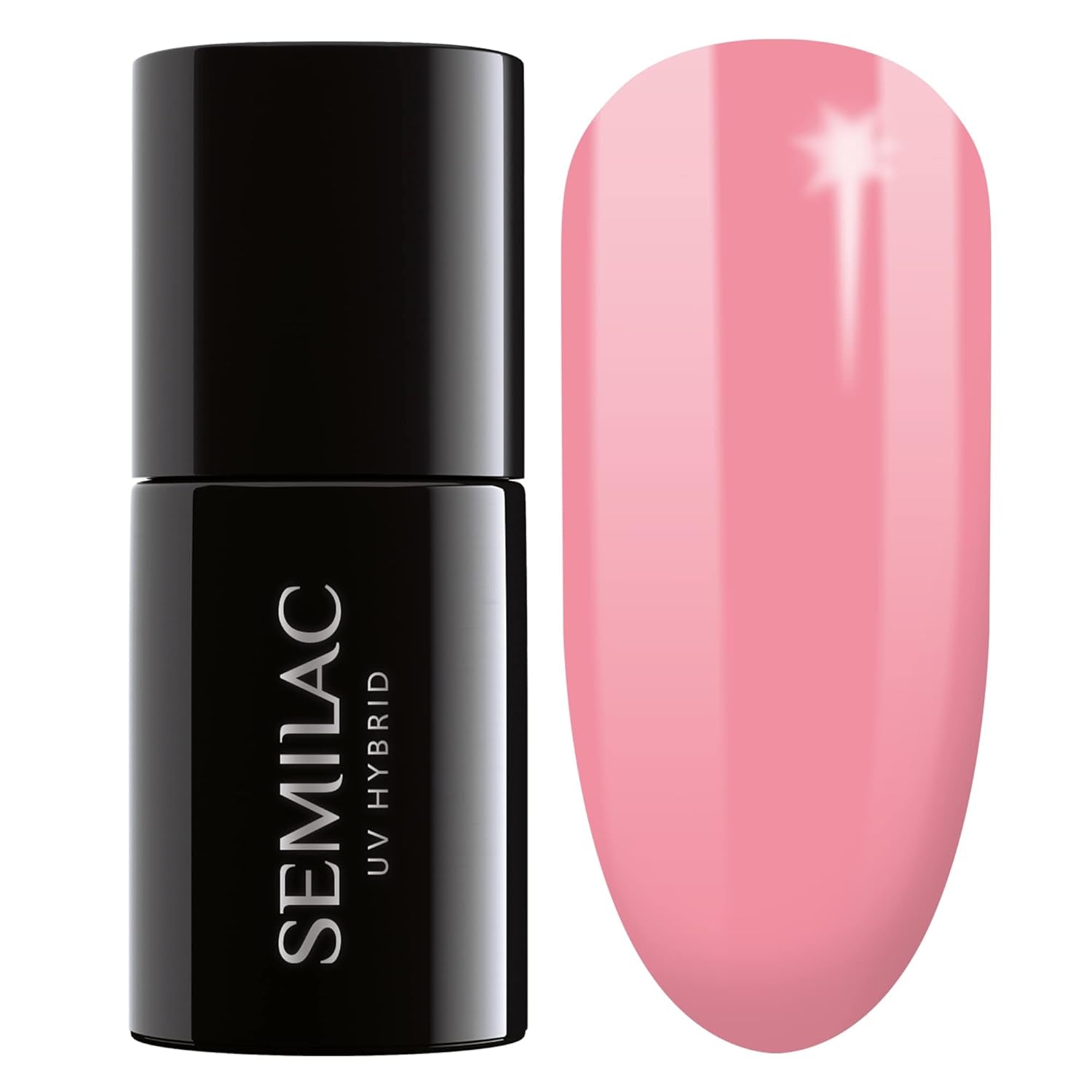 Semilac UV Nagellack Hybrid 404 Black Beans Muffin 7ml Kollektion Tastes of Fall