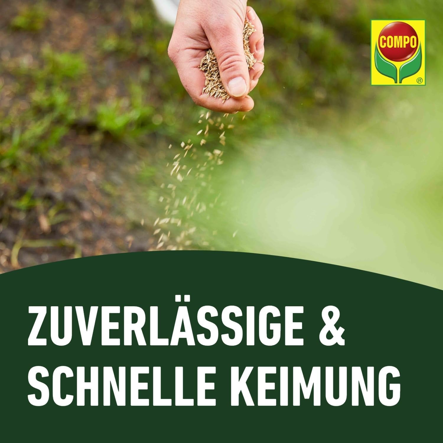 Compo Rasensaat Spiel Und Sport, Universelle Rasenmischung, 4 Kg, 200 M²
