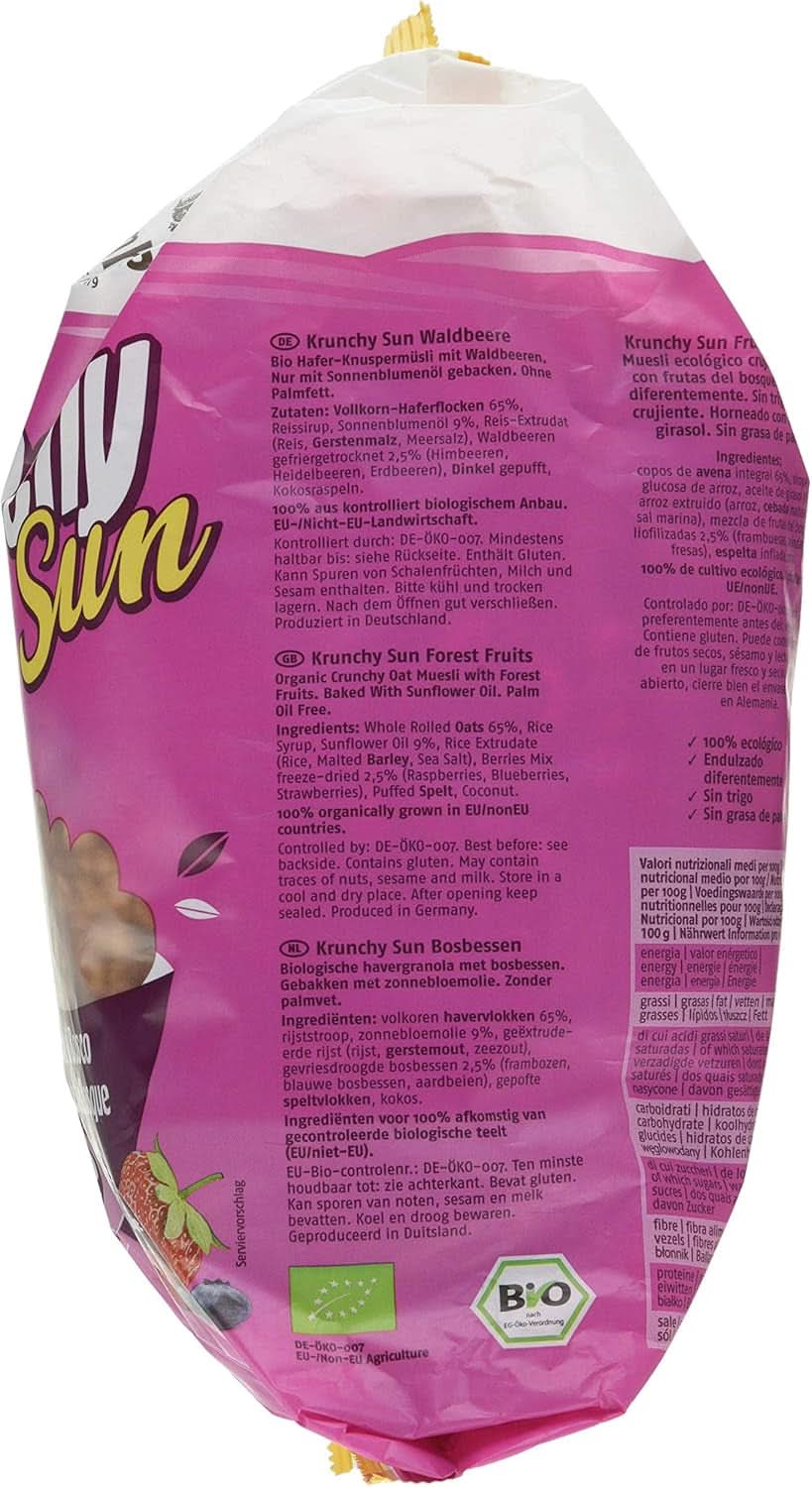 Barnhouse Muesli Krunchy Sun Fruits, 750 grame Cereale Naty Shop