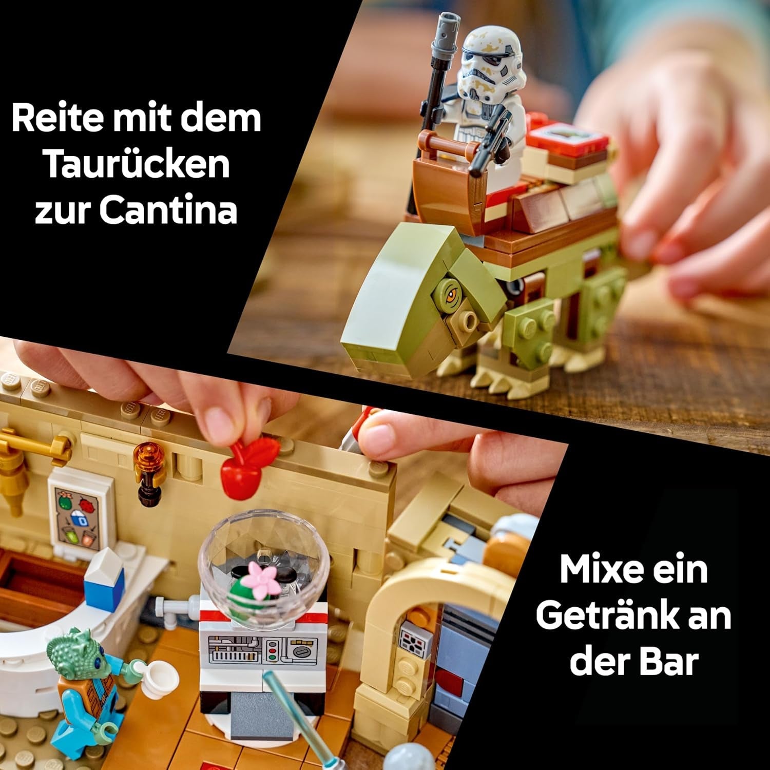 LEGO Star Wars 75425 SMART Play: Mos Eisley Cantina - Kompatibles Interaktives Spielzeug inkl. 3 SMART Tags und 2 Minifiguren - Geschenkidee für Jungen und Mädchen ab 8 Jahren & Erwachsene Fans