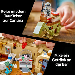 LEGO Star Wars 75425 SMART Play: Mos Eisley Cantina - Kompatibles Interaktives Spielzeug inkl. 3 SMART Tags und 2 Minifiguren - Geschenkidee für Jungen und Mädchen ab 8 Jahren & Erwachsene Fans