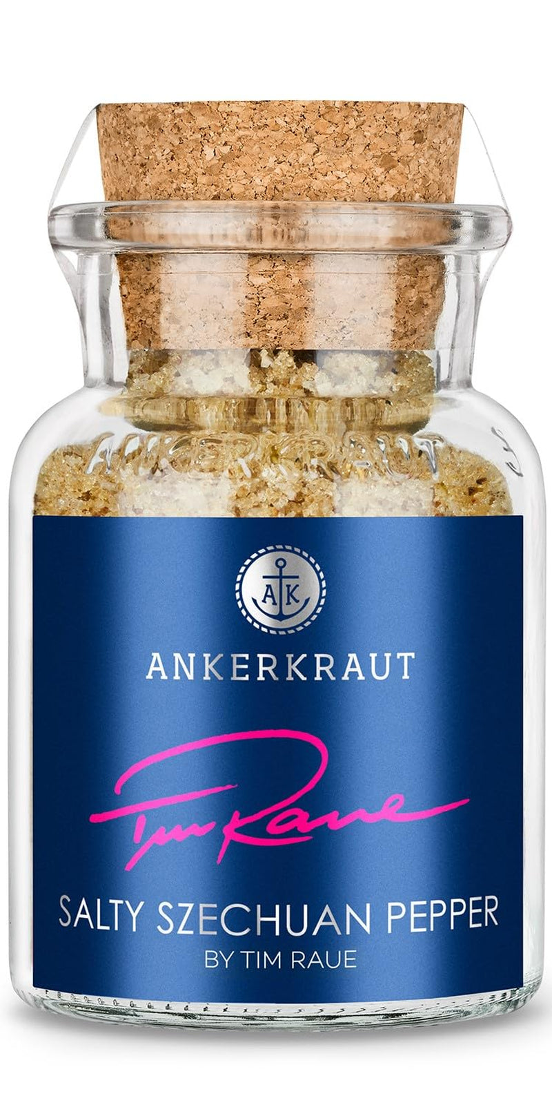 Ankerkraut Smoky Fries by Tim Raue, Mischung würzender Zutaten für Pommes Frites, Gourmet Pommes mit Rauch-Aroma, 145 g im Korkenglas