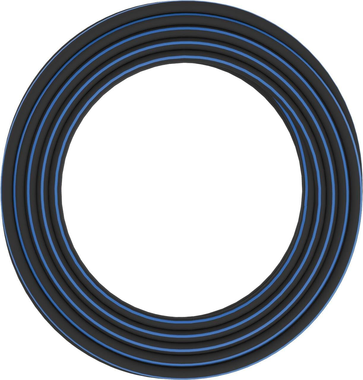Furtun de grădină Fiskars S, Solid, Furtun de apă pentru udare manuală, 13 mm (1/2"), Lungime: 15 m, Racord universal, Protecție UV, Protecție la îngheț, Rezistent la răsucire, Albastru, 1076049