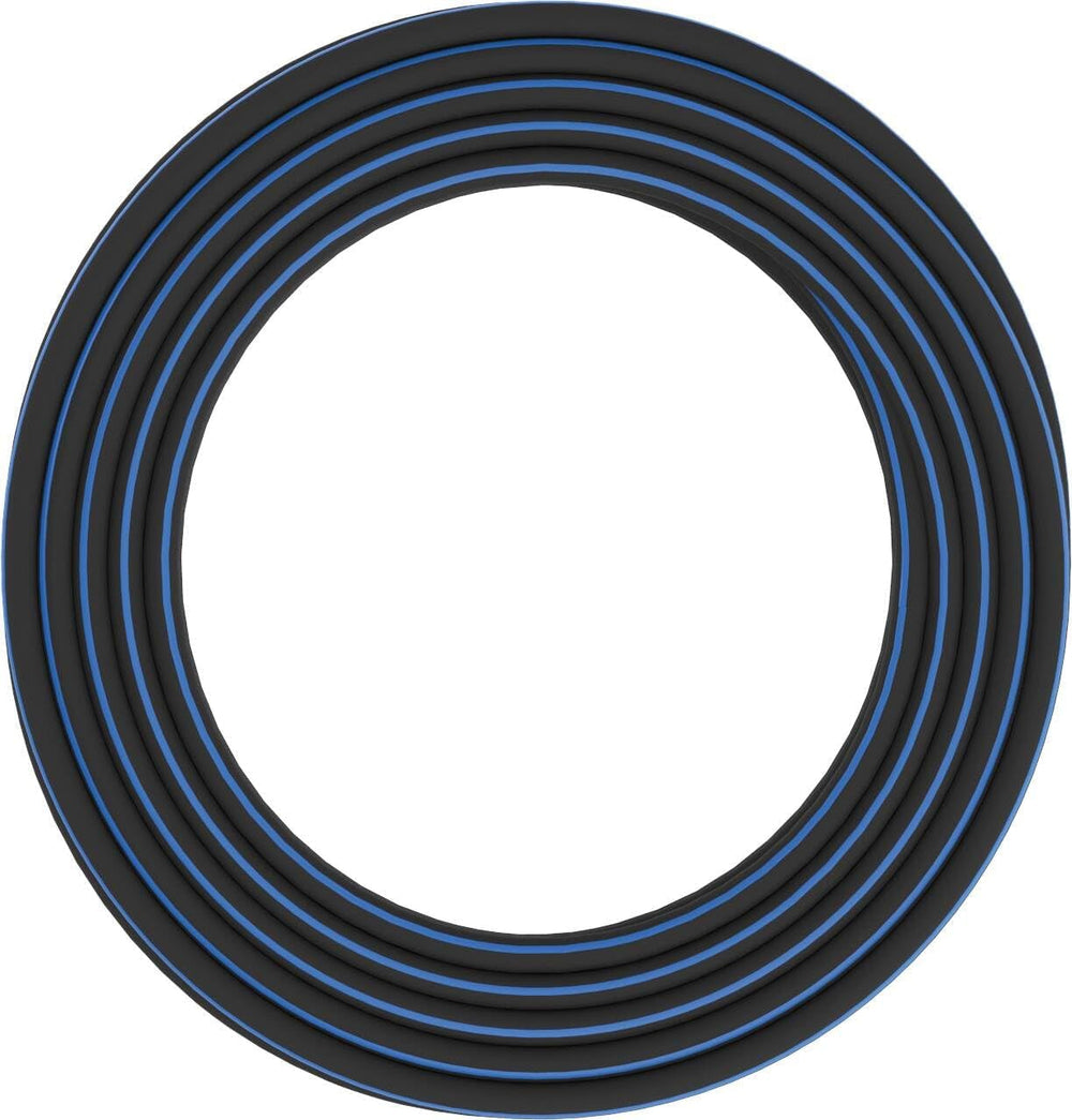 Furtun de grădină Fiskars S, Solid, Furtun de apă pentru udare manuală, 13 mm (1/2"), Lungime: 15 m, Racord universal, Protecție UV, Protecție la îngheț, Rezistent la răsucire, Albastru, 1076049