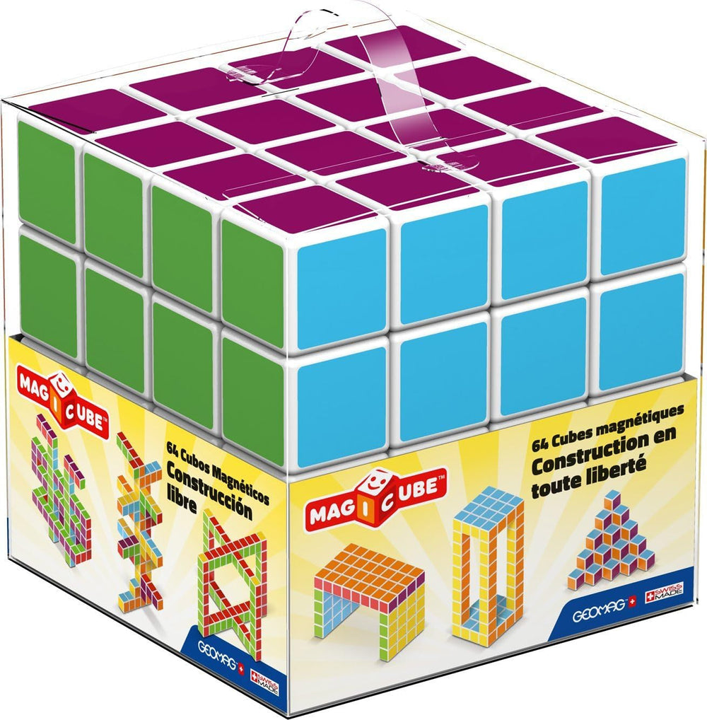Geomag Magnetic Constructions, Original Magnetische Würfel, Magnetische Blöcke, Geschenk Kind 1 2 3 4 5 6 7 8 9 Jahre