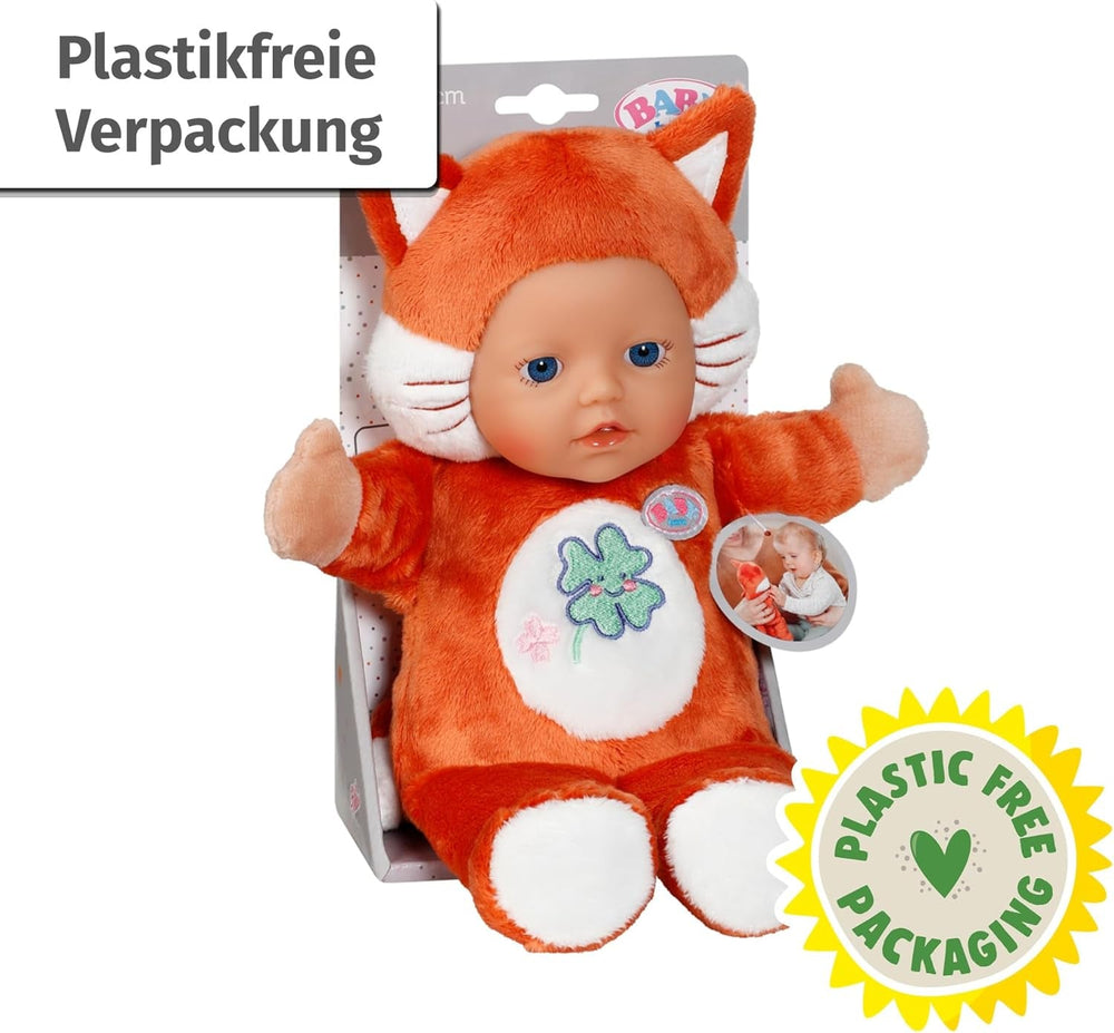 BABY Born for Babies Fuchs 26cm, weiche 26 cm Puppe mit Öhrchen und Fingertaschen, für Neugeborene, 836606 Zapf Creation