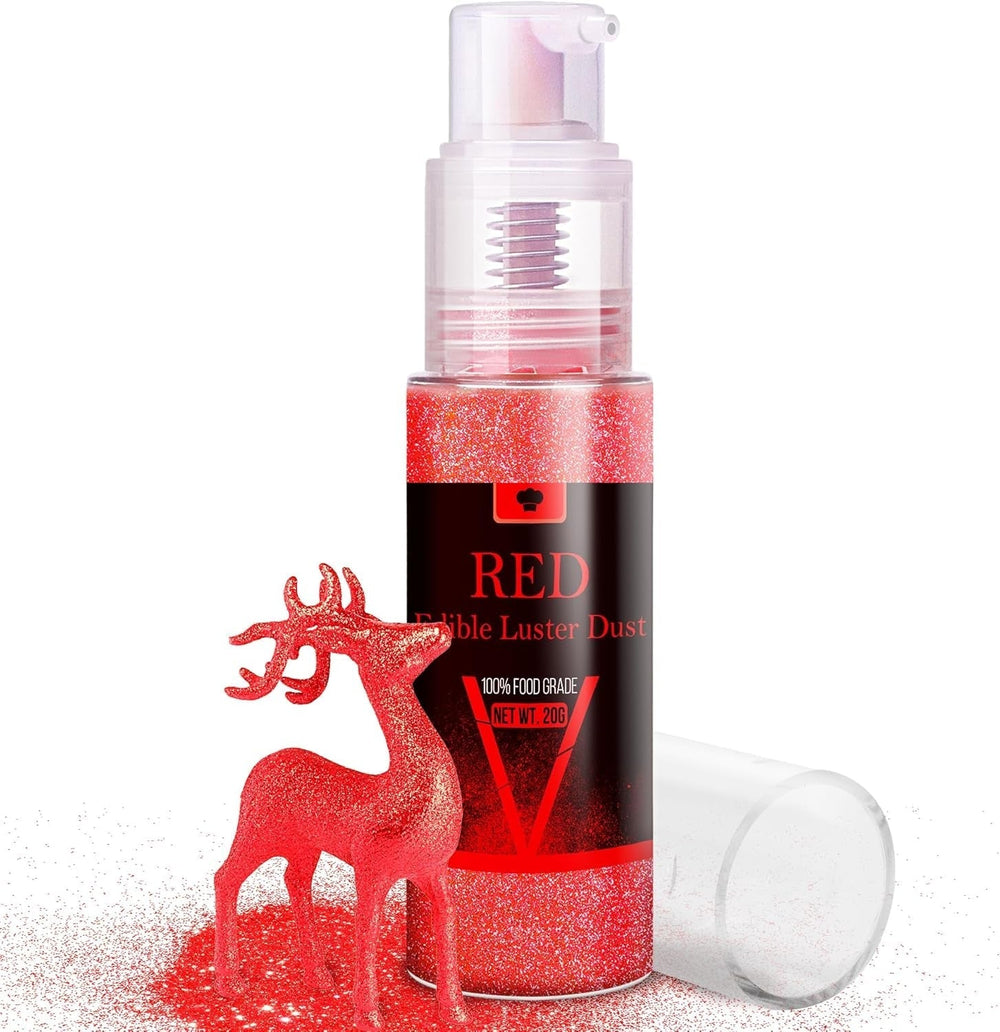 Set spray cu sclipici comestibil - 20 g praf de sclipici alimentar iridescent pentru băuturi, șampanie, prăjituri - colorant alimentar metalic comestibil pentru cocktailuri, vin, lichior, copt, prăjituri