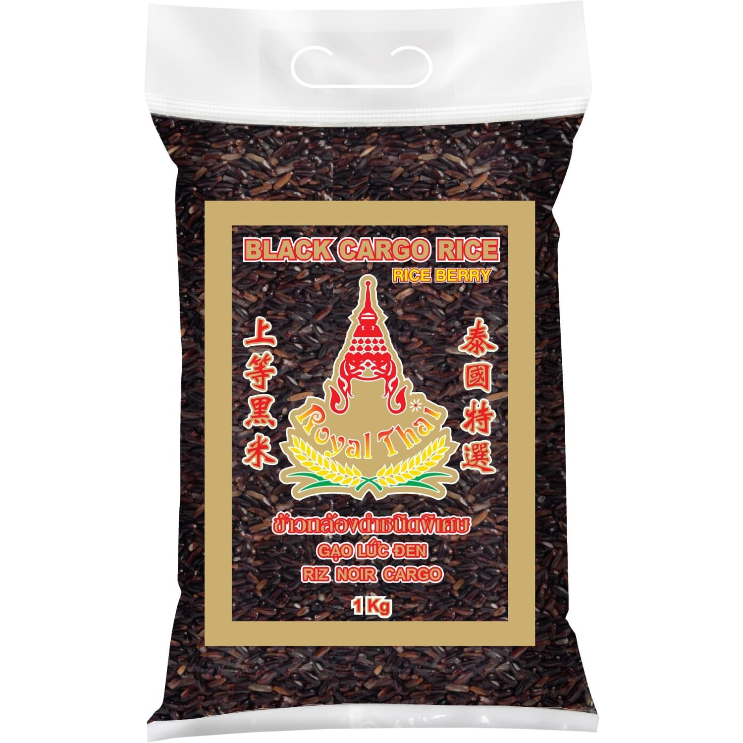 OREZ ROYAL THAI - Orez negru cu bob lung (boabe de orez) - 1 x 1 kg