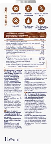 Alpro Sojadrink, Vanillegeschmack, Pflanzlicher Drink, Vegan, Laktosefrei, Glutenfrei, UHT, 15x250ml, 15er Pack