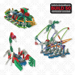 Basic Fun K'Nex Imagine Power and Play Motorisiertes Bauset, Lernspielzeug für Kinder, 529-teiliges STEM-Lernset, Ingenieurwesen für Kinder