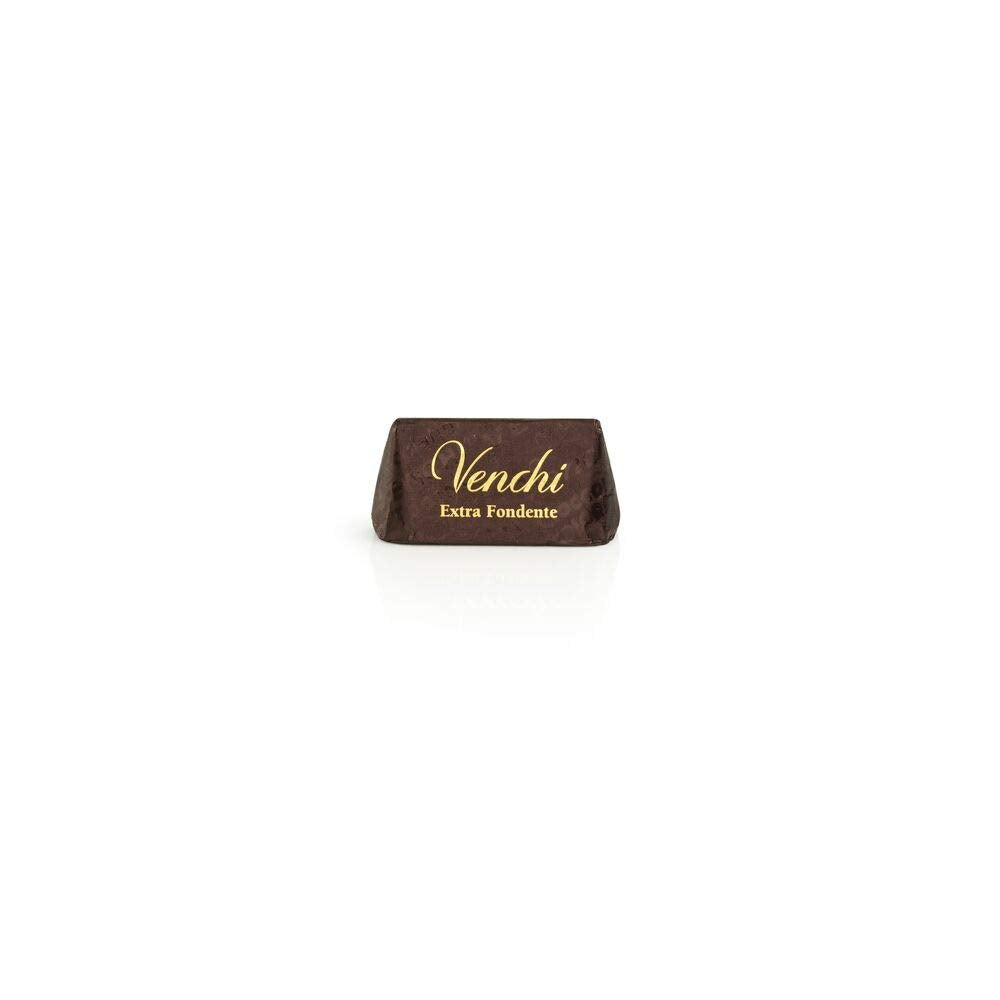 Venchi Gianduiotti Extra Negru 1 Kg - Ciocolata Piemontese Cu 75 La Sută Cacao Si Pasta Alune IGP Vegana Fara Gluten