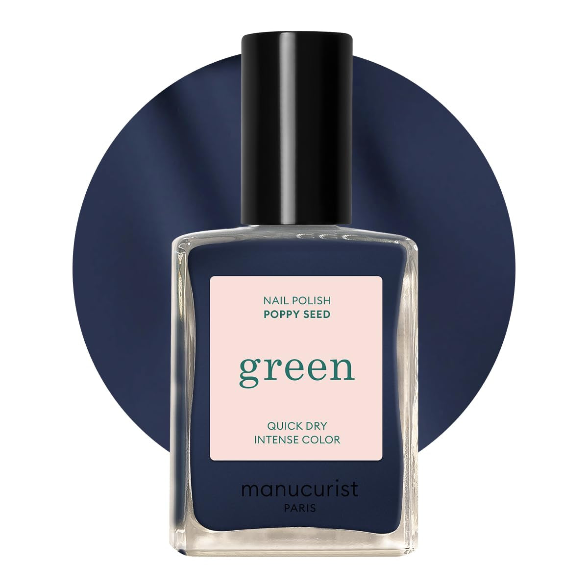Manucurist Green - Oja Rosy Beige Shell Beige - Oja cu Uscare Rapidă - DIY Nails - Vegană 12-Free - Pe Bază de Plante - Oja - Fabricată în Franța