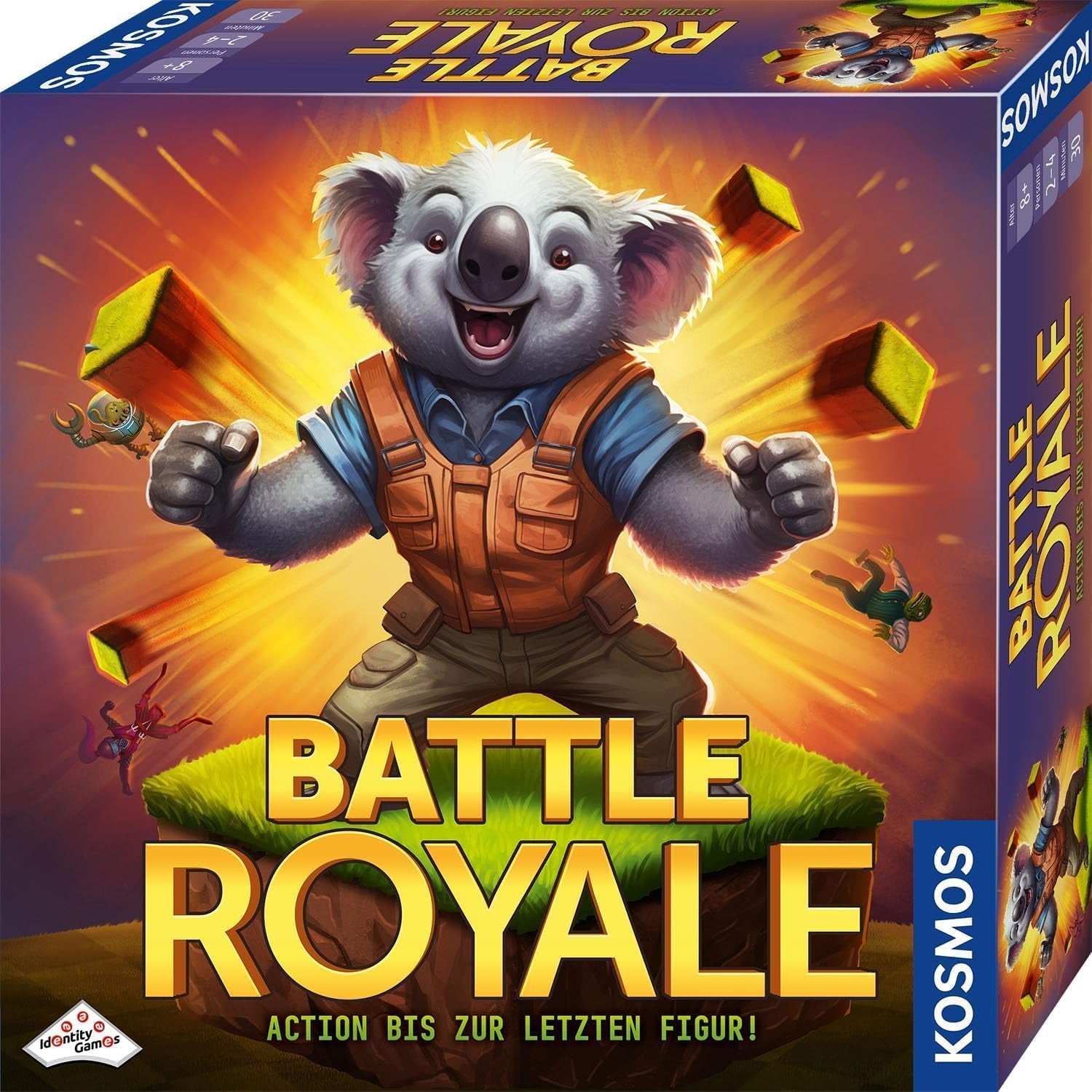 Kosmos 684037 Battle Royale, Acțiune până la ultima figurină! Joc de familie pentru 2-4 jucători cu vârsta de 8 ani și peste, cu elemente speciale de acțiune.