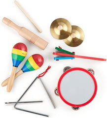 Melissa & Doug A Band in a Box | Jucării educative | Jucării muzicale pentru copii | 3+ | Cadou pentru băieți sau fete Jucarii Bebe Naty Shop