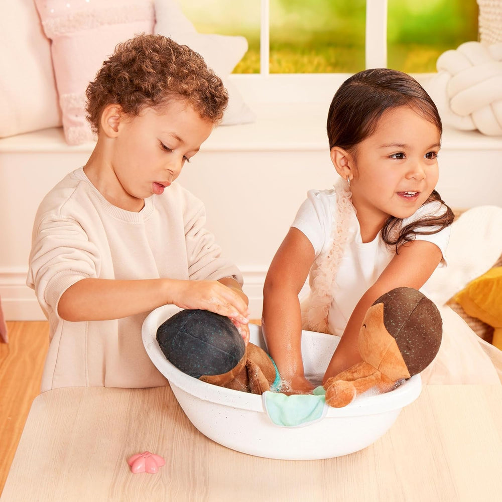LullaBaby – Cădiță de baie pentru păpuși – Set de baie – Jucărie de baie – Accesorii pentru păpuși – Jocuri realiste cu apă – Copii 2 ani +