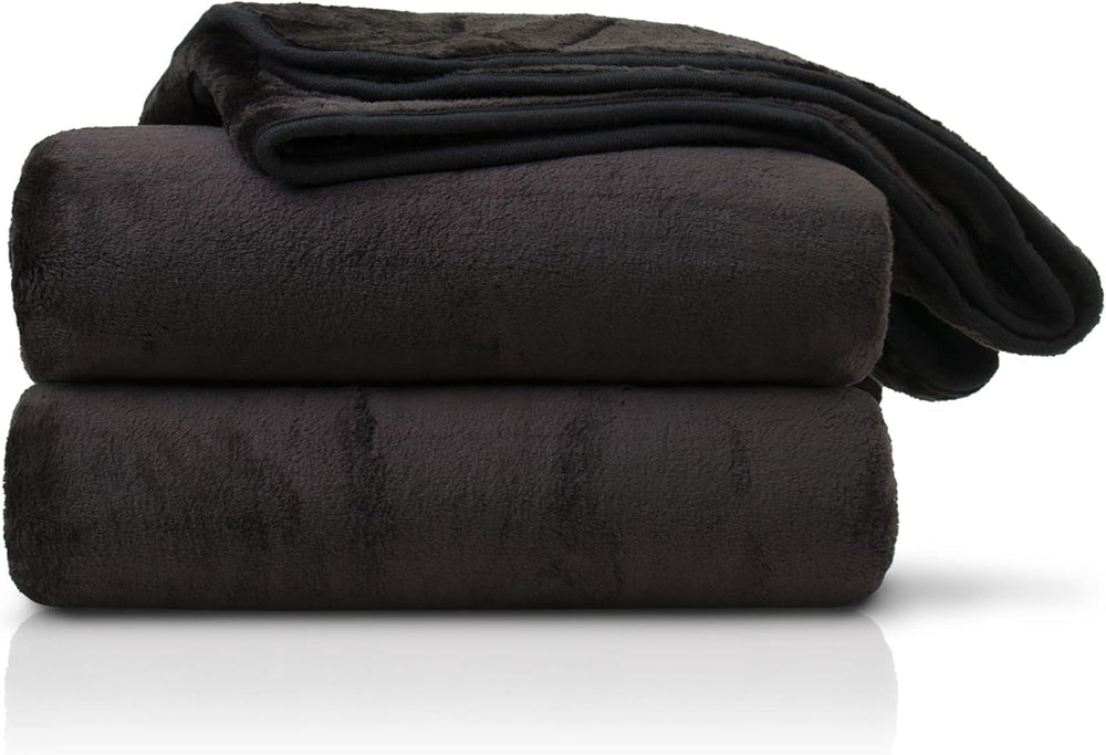 Amago - Pătură confortabilă, aspect cașmir, 180 X 220 cm - Negru Paturi si Cuverturi Besuche den GÃ¶zze-Store Titlu implicit