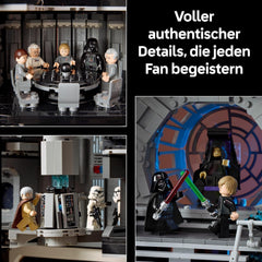 LEGO Star Wars Todesstern - Bauset für Erwachsene - Interaktives UCS-Ausstellungsmodell mit 36 Minifiguren inkl. Luke Skywalker, Han Solo & Darth Vader - Geschenk für Männer, Frauen und Fans - 75419