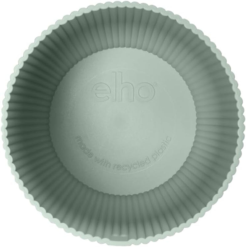 Elho Vibes Fold Rund 14 Pflanzentopf - Blumentopf Für Innen - 100% Recyceltes Plastik - Ø 14.1 X H 12.9 Cm - Grün/Sorbet Green