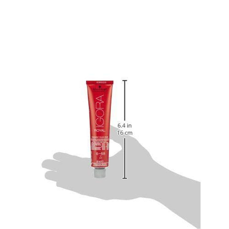 Schwarzkopf IGORA Royal Premium Hair Colour 6-68 blond închis roșu ciocolatiu, 1 pachet (1 x 60 g) Vopsea pentru par Naty Shop