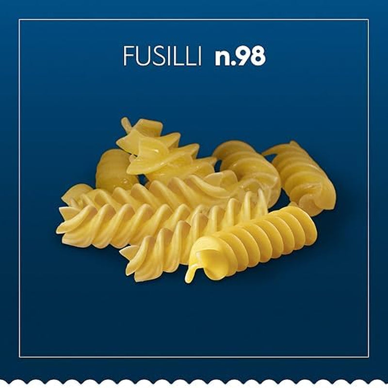 Barilla Pasta Classic Fusilli No. 98 din grâu dur de înaltă calitate, întotdeauna al dente, Chili, Spaghetti, Fusilli, Penne, Italiană, 500 g