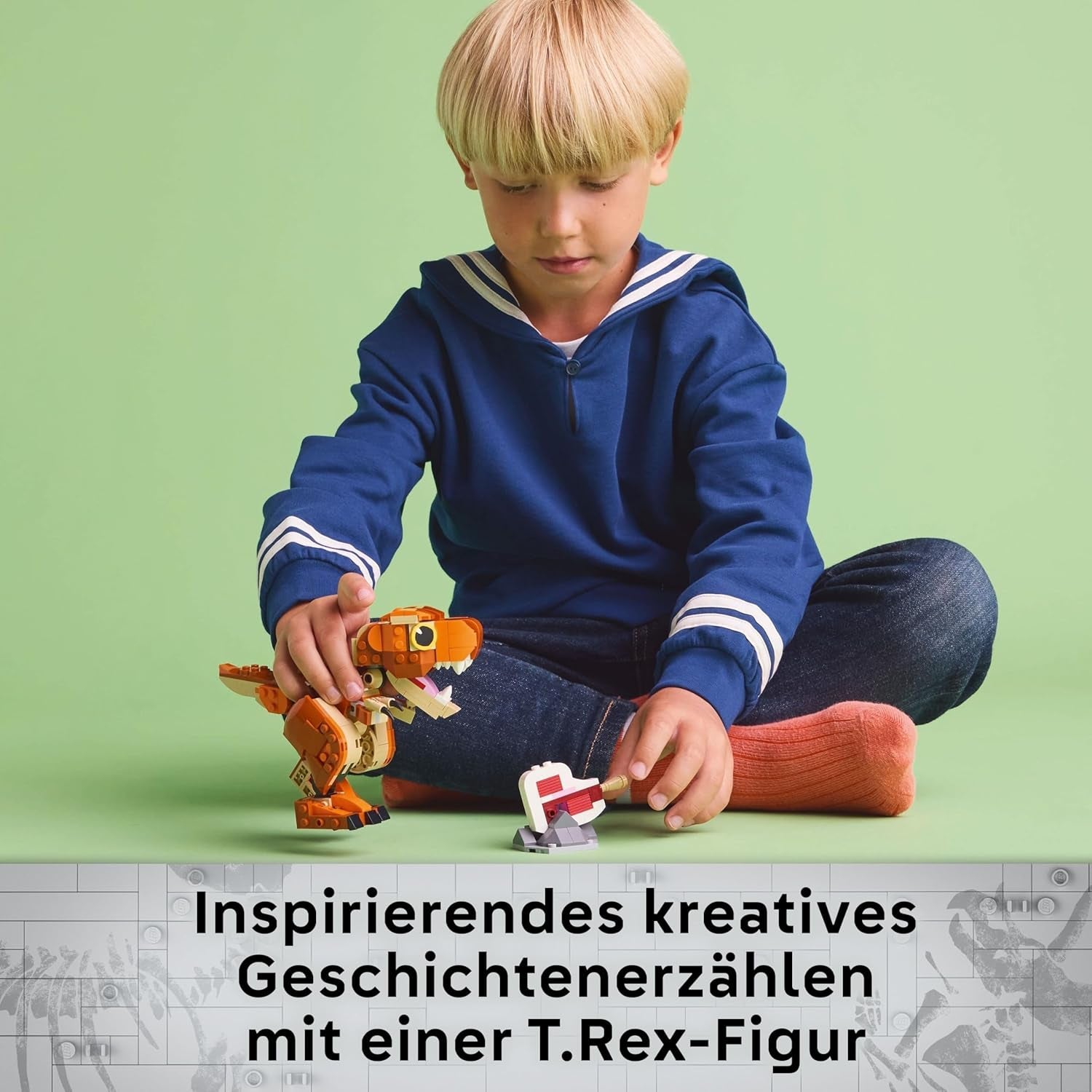 LEGO Jurassic World Little Eatie: T.Rex, Bauspielzeug für Jungen und Mädchen ab 7 Jahren, Bauset mit Dinosaurier, Geschenk für Kinder, Modell mit beweglichem Maul, Kopf und Schwanz 76967