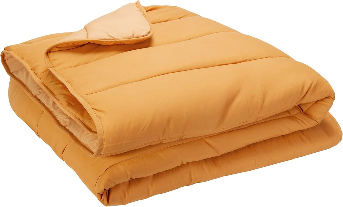 Pikolin Home - Plapumă reversibilă 300 G - umplutură nordică bicoloră - pentru pat 100/105 - confortabilă, caldă, respirabilă, verde, 180 X 220 cm Plapumi si pilote Naty Shop Titlu implicit