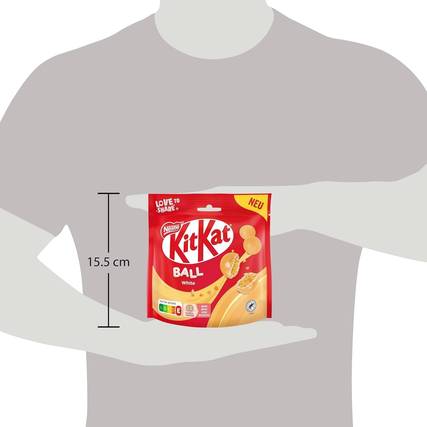 Bile NESTLÉ albe, pachet de 1 (1 x 130g)