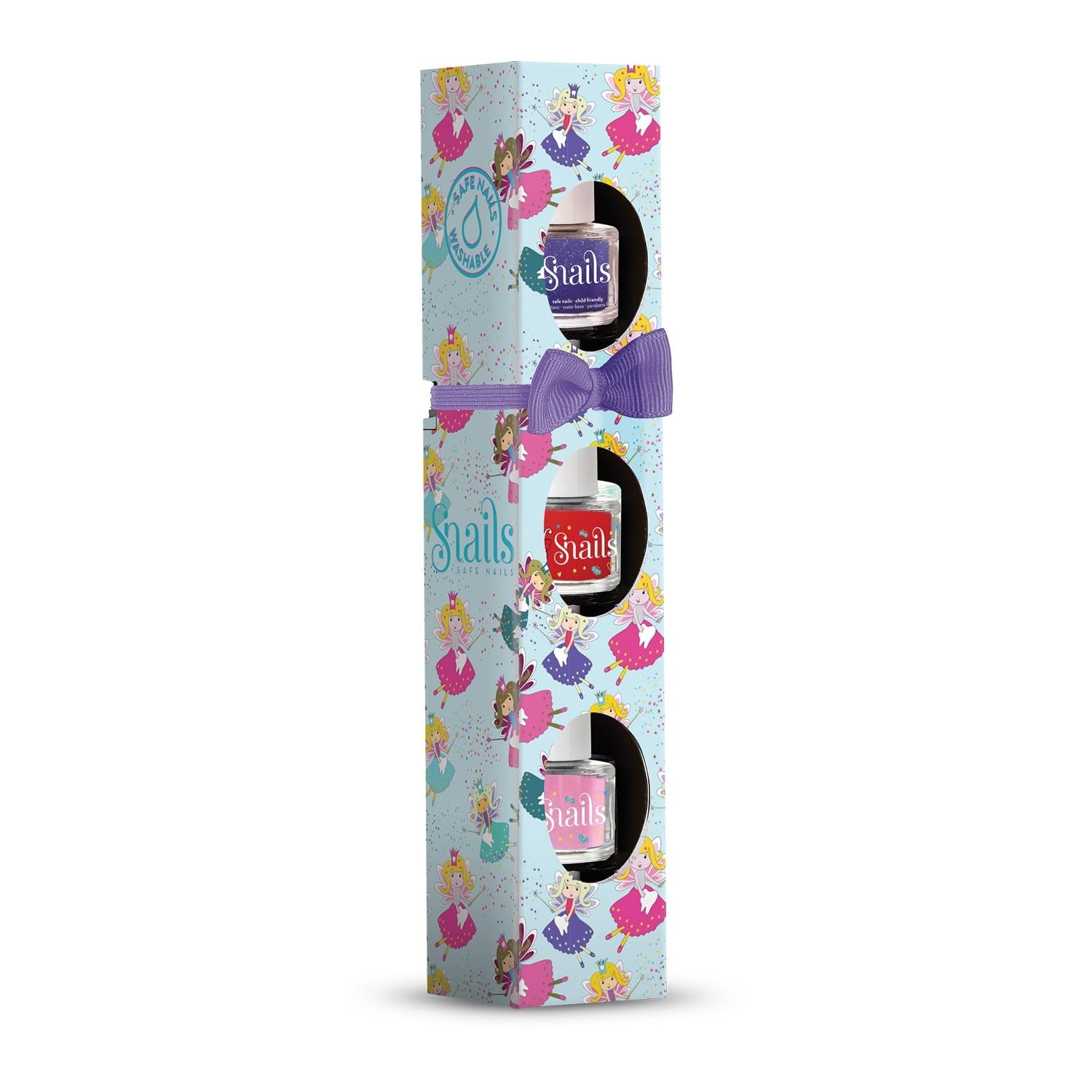 Set cadou ojă pentru copii Snails 510421, Mini Fairy 3x5ml, pe bază de apă, lavabilă, sigură, vegană