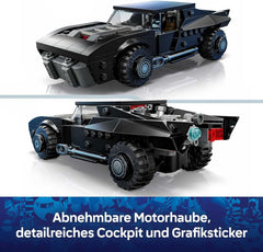 LEGO DC Batman: The Batman Batmobil - Kinder Spielzeug - Spielset mit Modellauto und Superhelden Minifigur für Kinder ab 9 Jahren - Kreatives Geschenk für Jungen, Mädchen und Fans - 76332