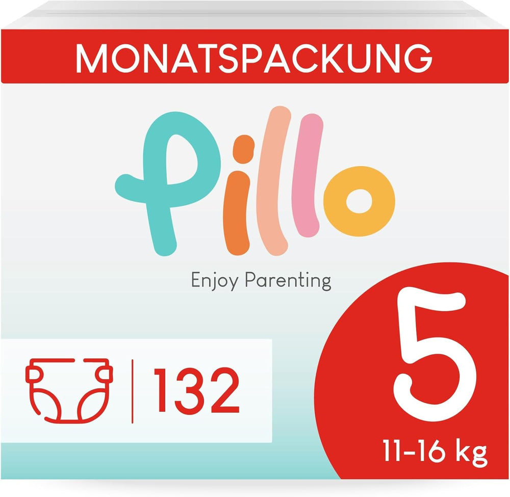 Scutece Pillo 3 - Cutie cu 168 de scutece, 6 pachete a câte 28 de scutece fiecare, mărimea 3 - Midi (6-10 kg) - Scutece pentru bebeluși