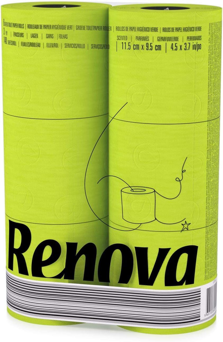 Hârtie igienică RENOVA GREEN 6 role