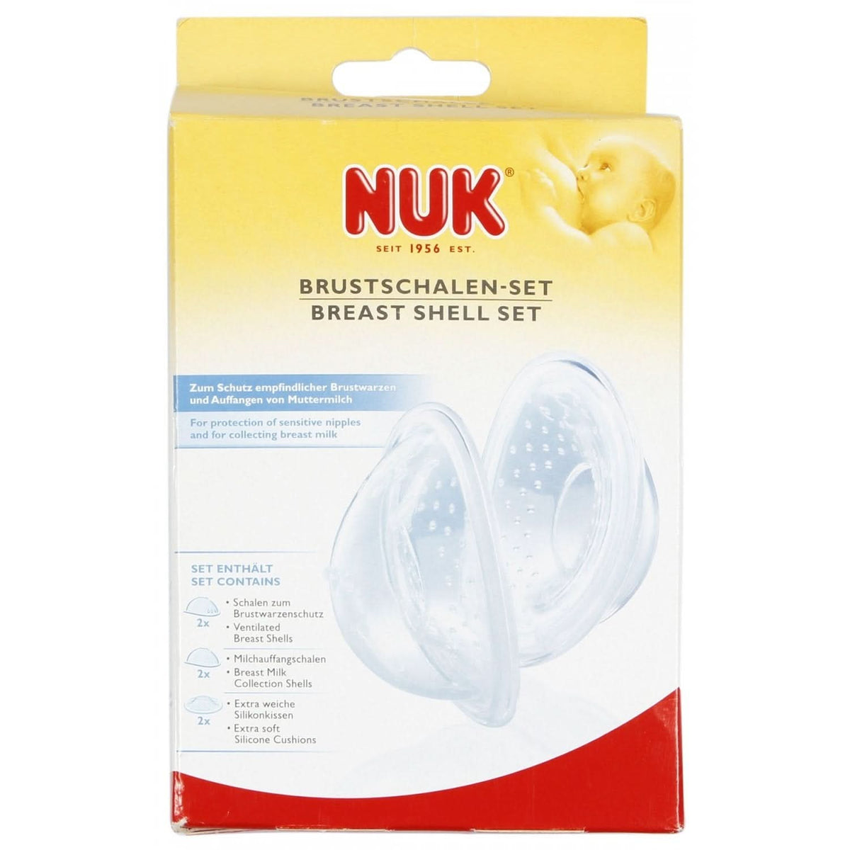 NUK Brustschalen-Set, 6-Teiliges Komplett-Set Accesorii Hrana si Alaptare Bebe Naty Shop