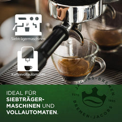Boabe de cafea Jacobs Professional Le Grand Café Crema, intensitate 2/5, boabe întregi de cafea, 1 kg