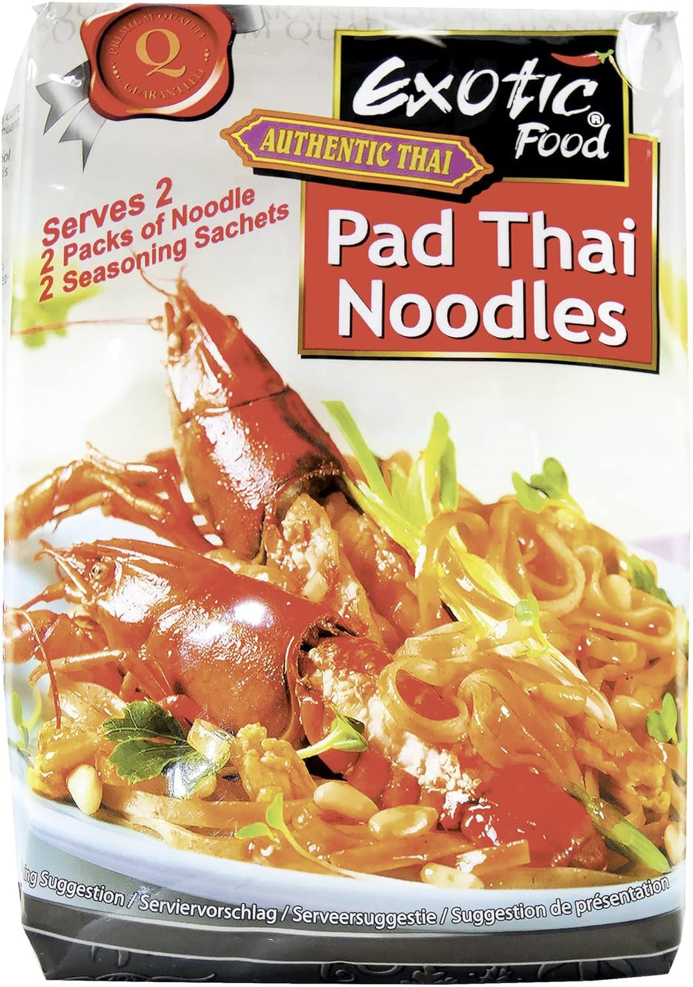 Tăiței de orez pentru wok (Pad Thai), pachet de 2 (2 pachete x 300g)