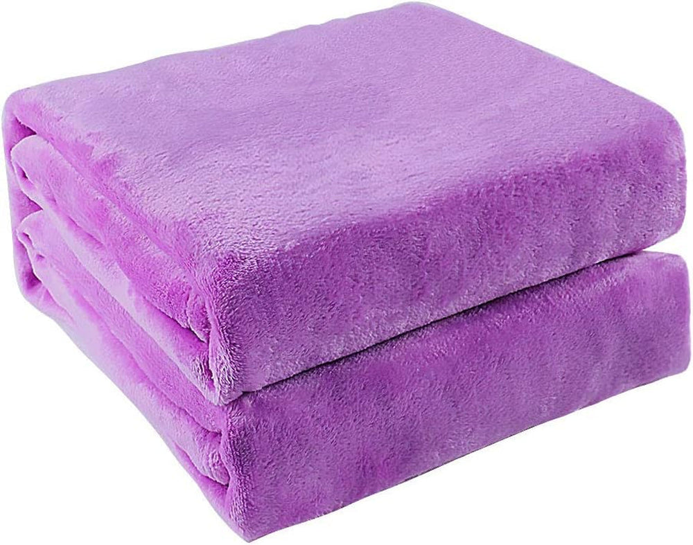 Sourcing Map Cosy pătură cuvertură cuvertură de pat Soft & cald fleece pătură ca canapea pătură Canapea pătură Living și cuddly pătură Pătură de lână din pluș moale catifelat Orange 150X200Cm Paturi si Cuverturi Besuche den uxcell-Store Violet deschis 70 "X78"