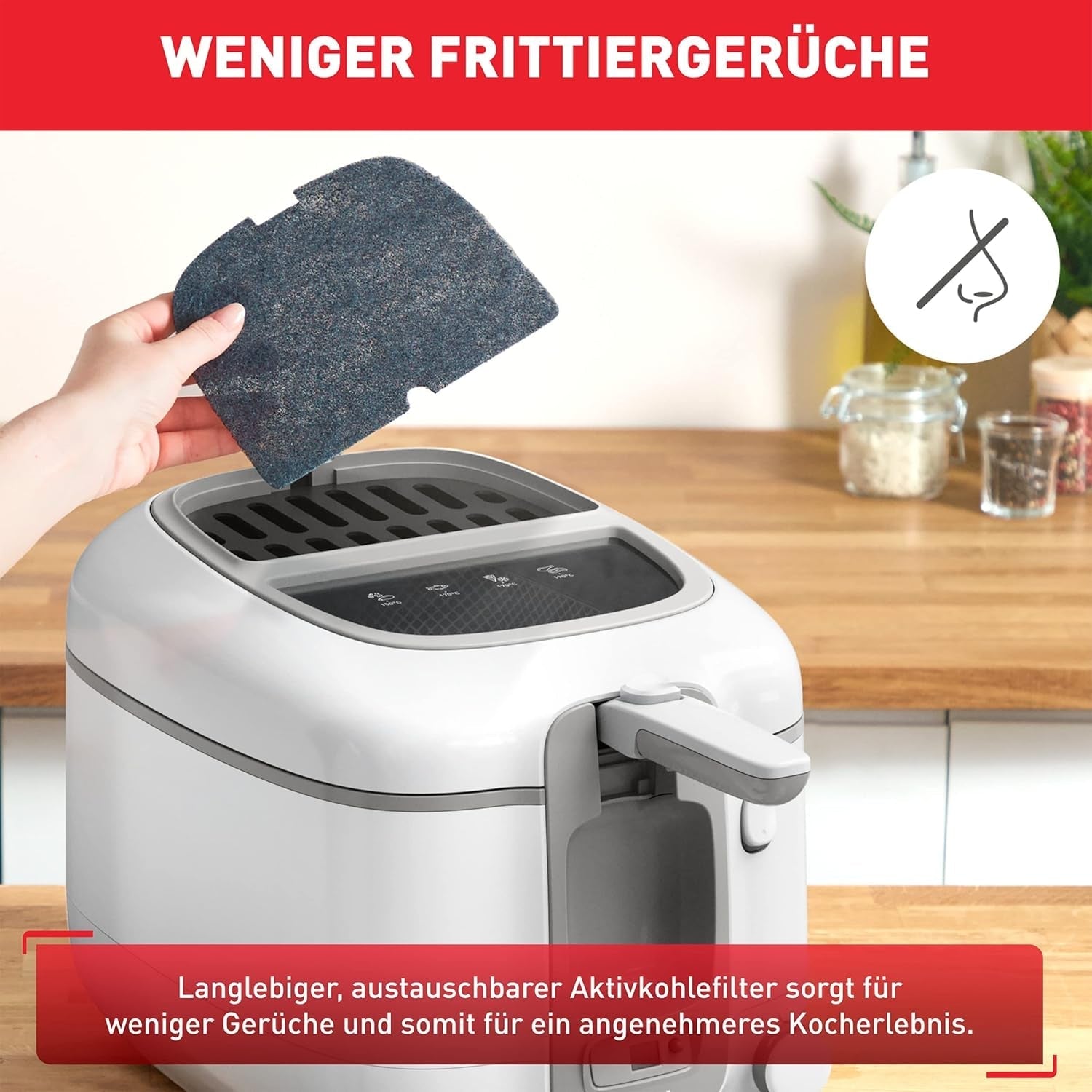 Friteuză Tefal Super Uno Access, capacitate 2,2 L, piese rezistente la mașina de spălat vase, filtru de mirosuri Electrocasnice Naty Shop