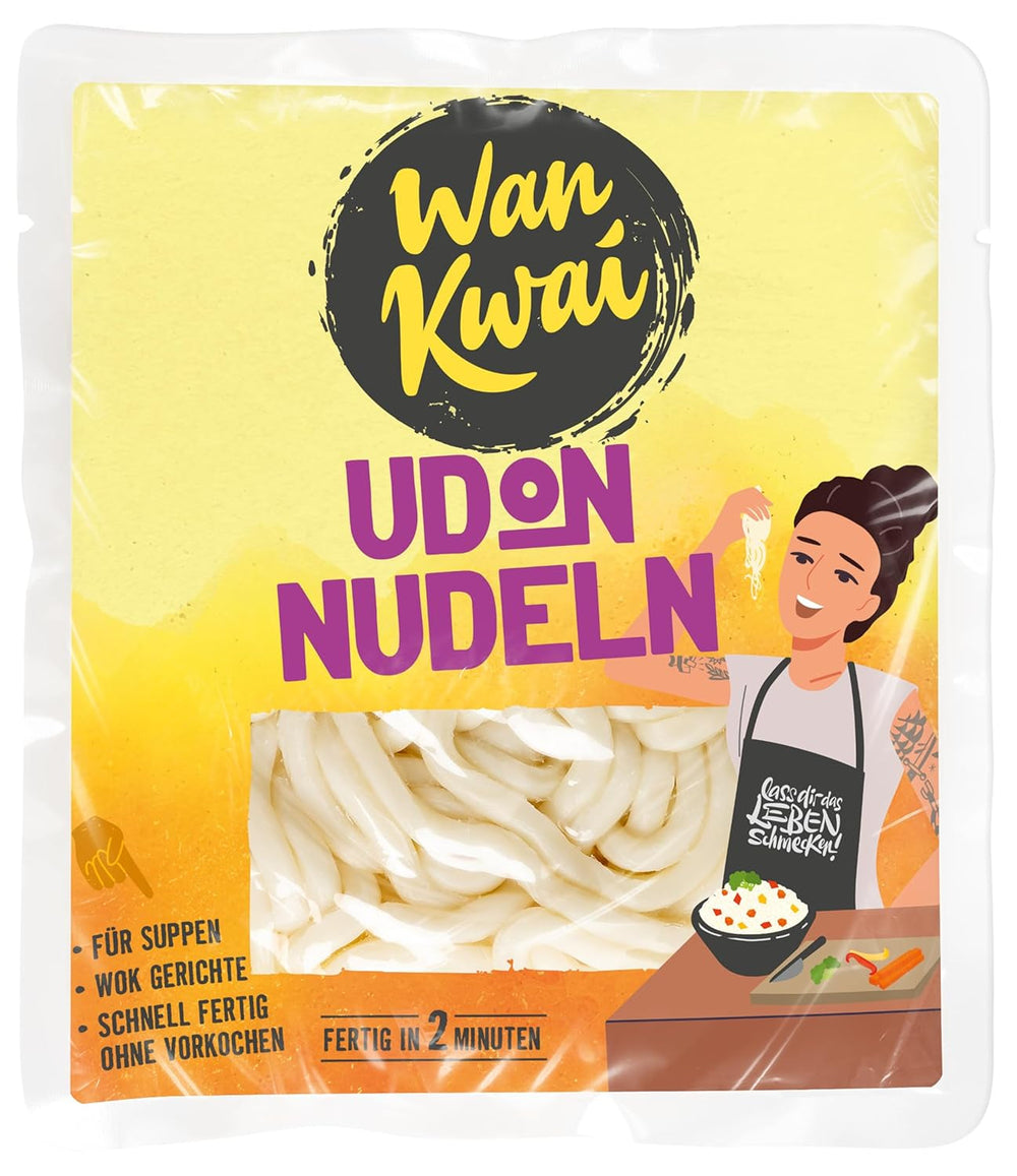 Tăiței lați de orez Wan Kwai 250g – Varietate autentică pentru Pad Thai, supe și multe altele. Vegani și fără gluten. Gata în 8 minute.