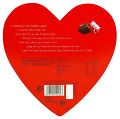 Ferrero Mon Chéri Heart – Cadou de ciocolată de Ziua Îndrăgostiților pentru el și ea – Ciocolată crocantă, lichior fructat și cireșe aromate – Pentru Ziua Îndrăgostiților, Ziua Mamei și Paște – 1 pachet de 147 g
