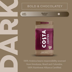 Coffee Whole Bean Coffee, Signature Blend Dark Roast, je 340 ml, Rainforest Alliance zertifiziert