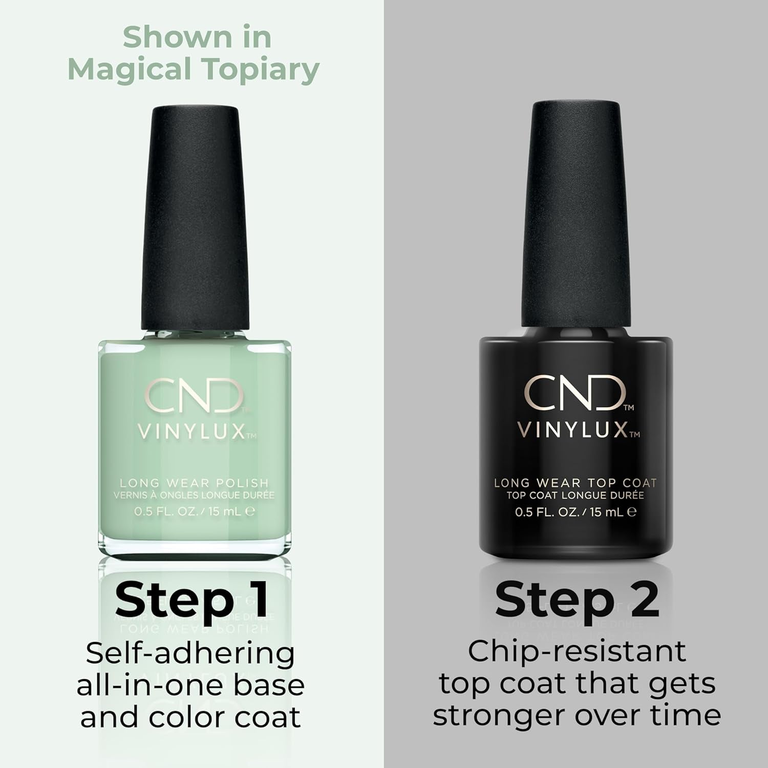 CND Vinylux - Oja de unghii de lungă durată - Oja clasică - Gilded Sage #433 15 ml