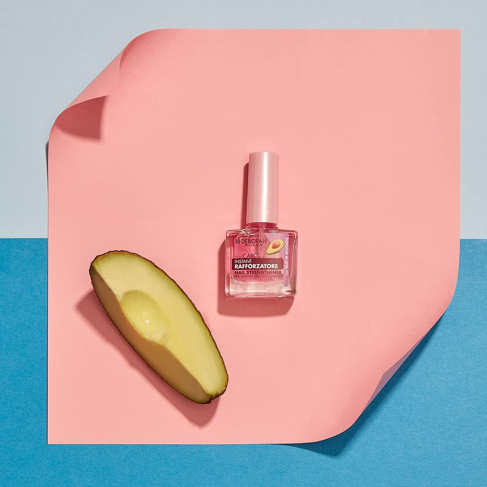 Set de ojă Milano pentru întărirea unghiilor fragile și umflate, 9,5 ml și ojă 10 Days Long N.882 Nude Rose, efect lucios cu fixare îndelungată, 11 ml