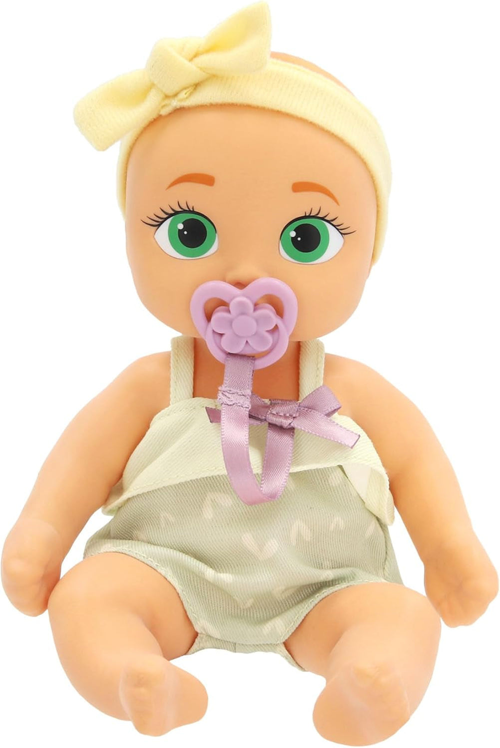 BE LOVED BABIES Minis Adri, in eine Mini-Größe, lebensechte Puppe, weiche Haut und enthält einen Schnuller und eine Flasche, komplett beweglich, Spielzeug für Kinder ab 18 Monaten