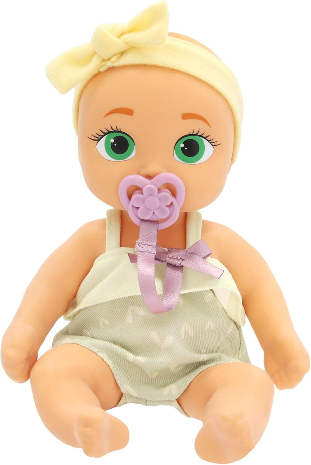 BE LOVED BABIES Minis Adri, in eine Mini-Größe, lebensechte Puppe, weiche Haut und enthält einen Schnuller und eine Flasche, komplett beweglich, Spielzeug für Kinder ab 18 Monaten