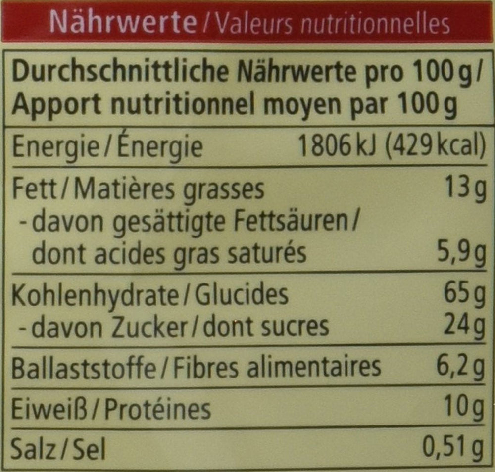 Alcâm crocant organic, pachet de 3 (3 x 750 g)