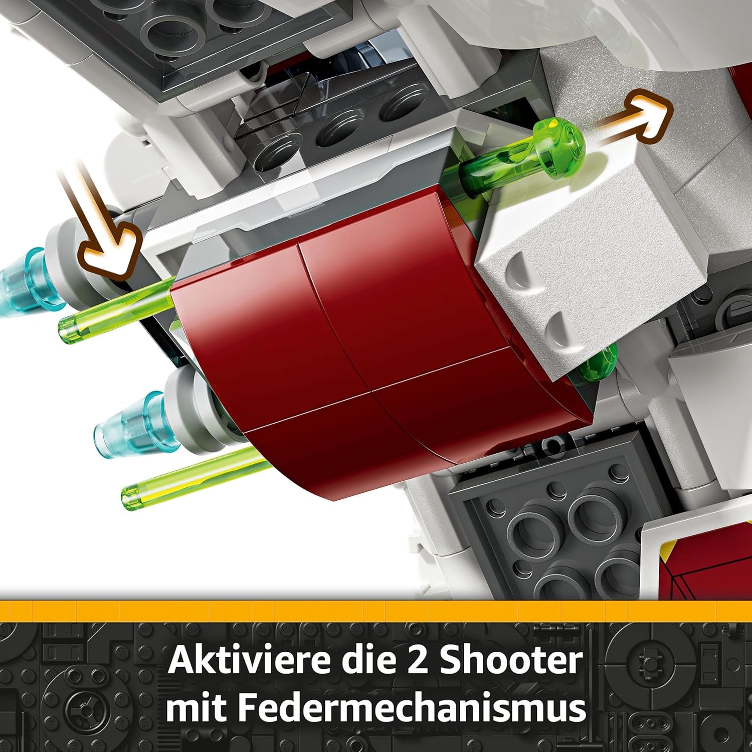 LEGO Star Wars 75401 Ahsokas Jedi Interceptor, Sternenjäger für Fans von The Clone Wars, Ahsoka Tano & Anakin Skywalker Minifiguren, mit Lichtschwertern und R7-A7, für Jungen und Mädchen ab 8 Jahren